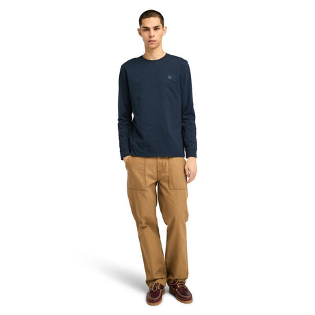 Oyster River Chest Logo Longsleeve Tee (Reg) - Runner