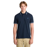 Oyster River Tipped Collar Ss Polo - Runner