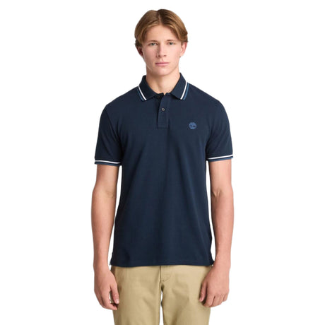 Oyster River Tipped Collar Ss Polo - Runner