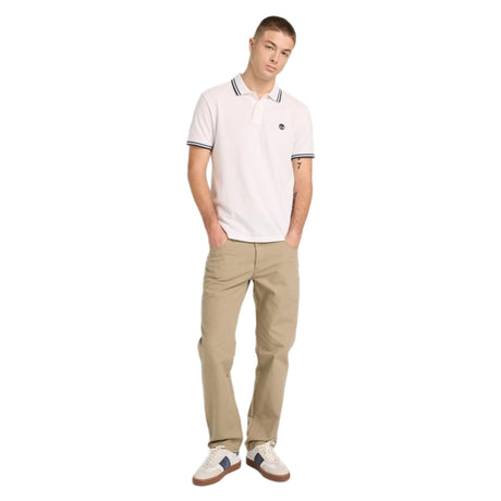 Oyster River Tipped Collar Ss Polo - Runner
