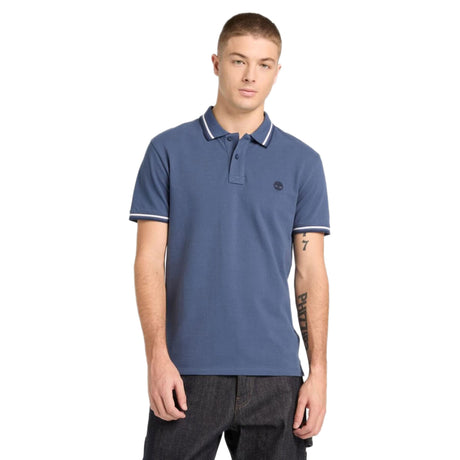 Oyster River Tipped Collar Ss Polo - Runner