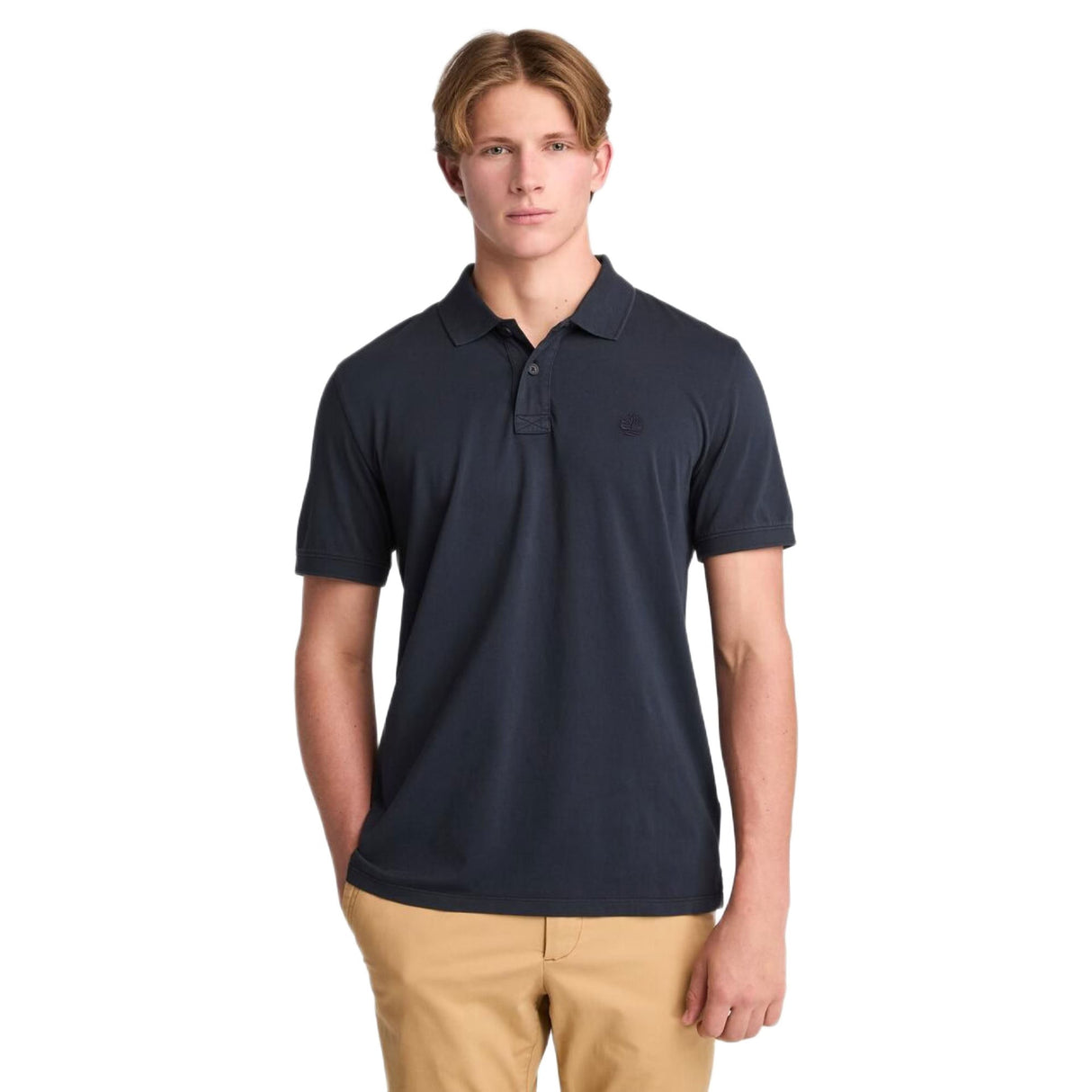 Oyster River Washed Short Sleeve Polo - Runner