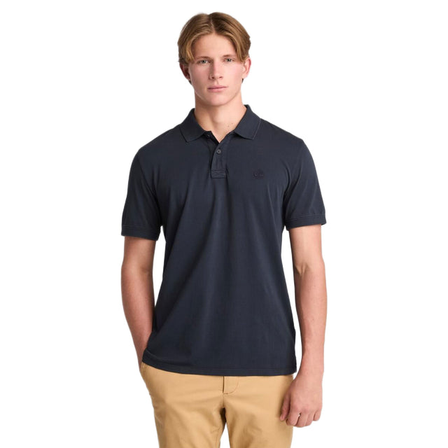 Oyster River Washed Short Sleeve Polo - Runner