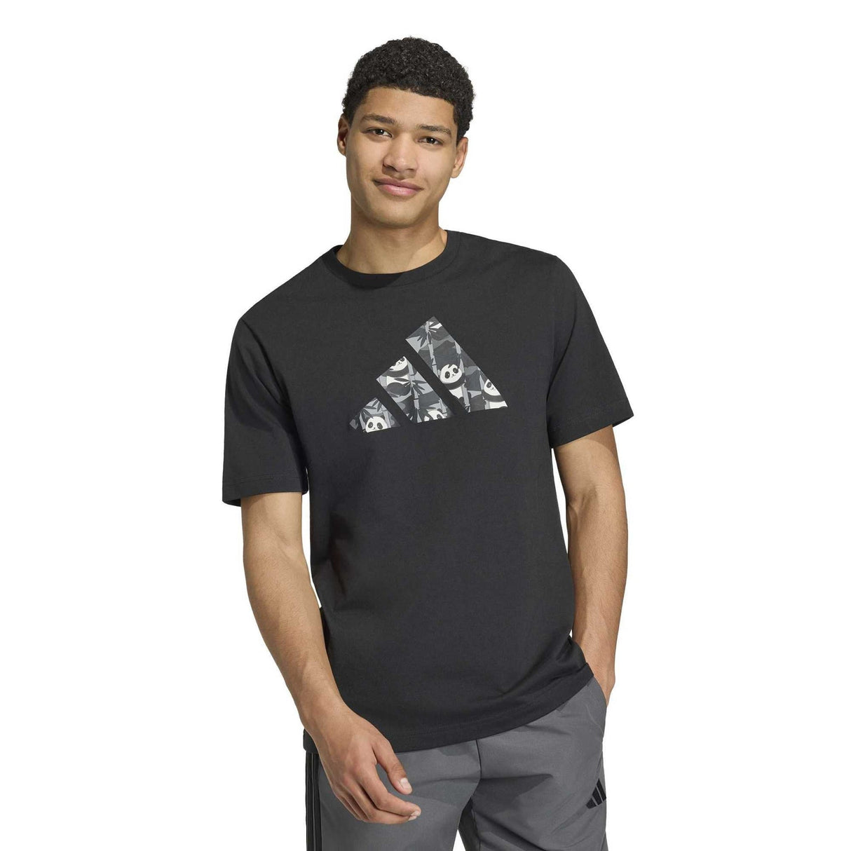 PANDA CHILL CAMO GRAPHIC T-SHIRT - Runner