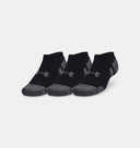 Performance Cotton Unisex 3 - Pack No Show Socks - Runner