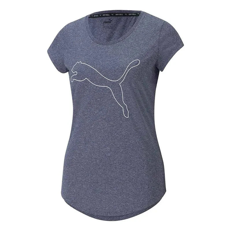 PERFORMANCE HEATHER CAT TEE W PEACOAT HE - Runner