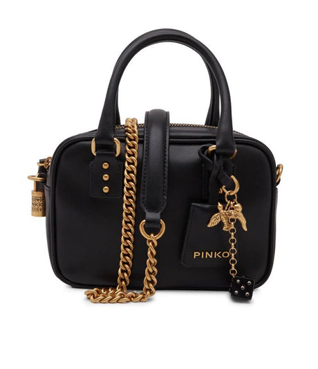 PINKO Bowling Bag Mini Silk Veal shoulder bag BOWLING PB48 - Runner