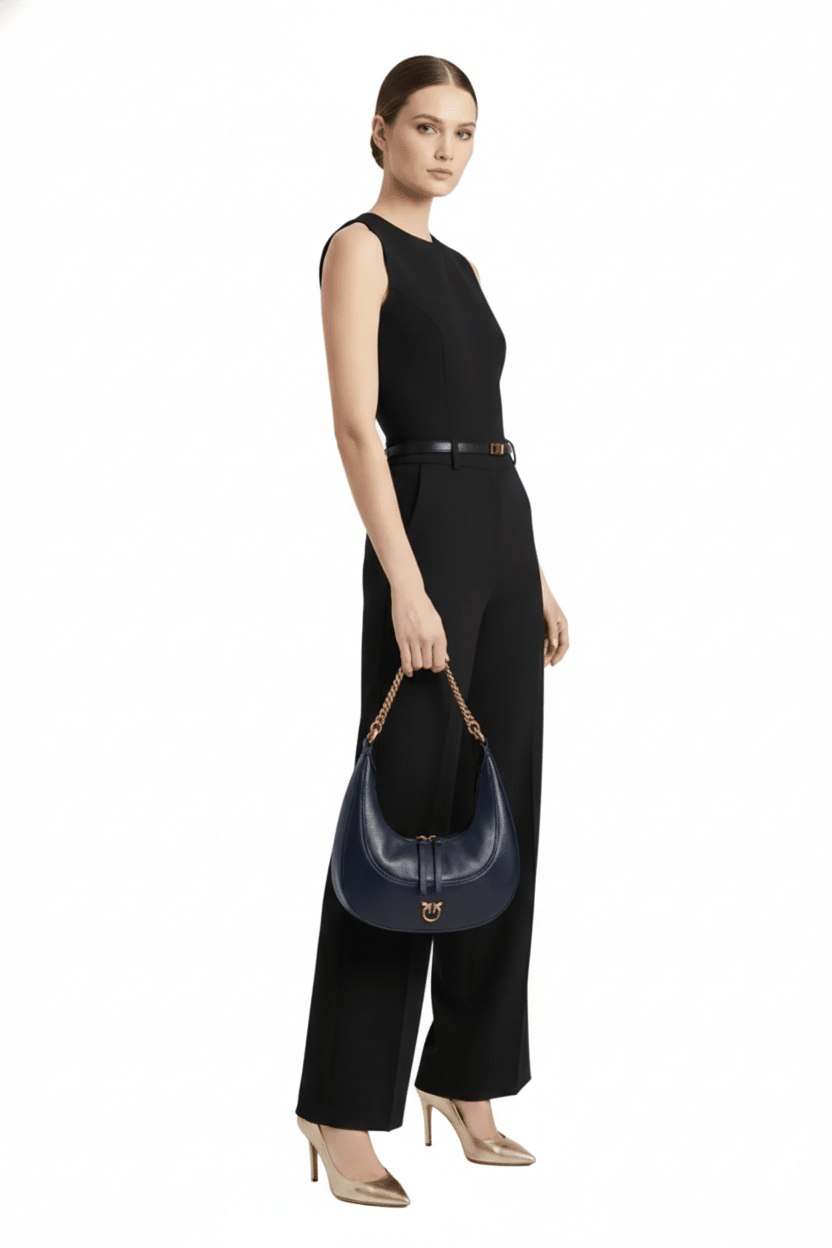 PINKO BRIOCHE HOBO MINI VITELLO MORBIDO BAG PB41 - Runner