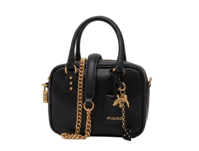 PINKO Leather shoulder bag BOWLING PB48 - Runner