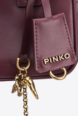 PINKO Leather shoulder bag BOWLING PB50 - Runner