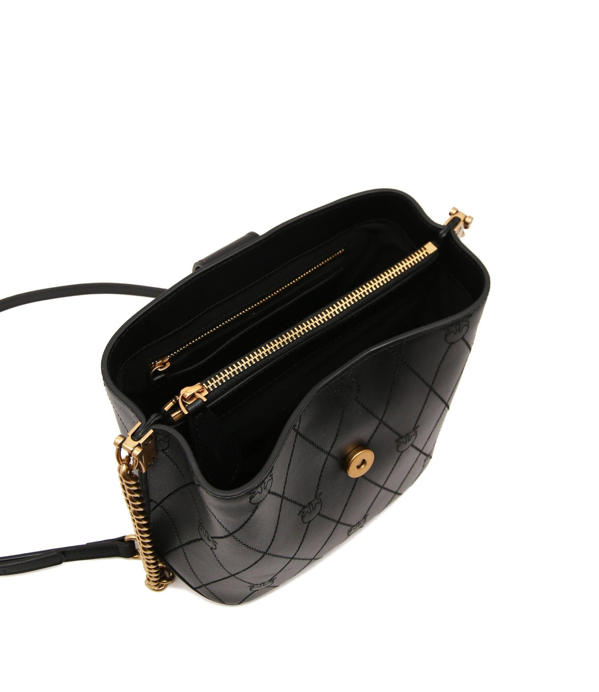 PINKO LOVE BUCKET WAVE LOGO – black PB75 - Runner