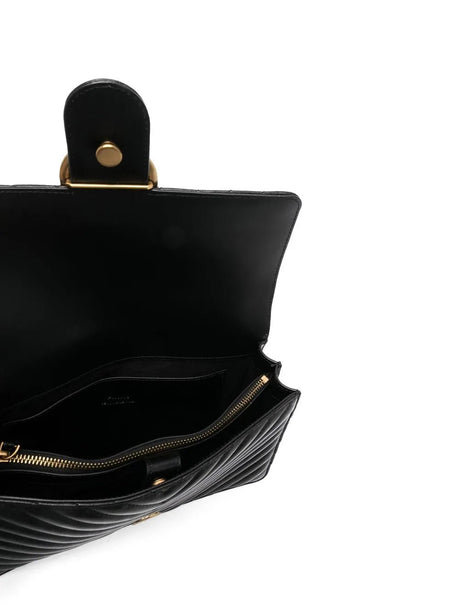 PINKO Love Icon bag with chevron pattern lining PB25 - Runner