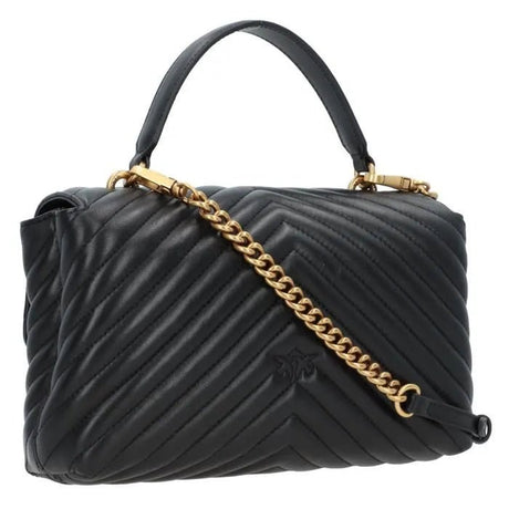 PINKO Love Lady black - Leather - Women's - Magnetic closure PB33 - Runner