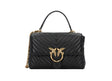 PINKO Love Lady black - Leather - Women's - Magnetic closure PB33 - Runner