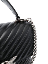 PINKO Love Lady black - Leather - Women's - Magnetic closure PB34 - Runner
