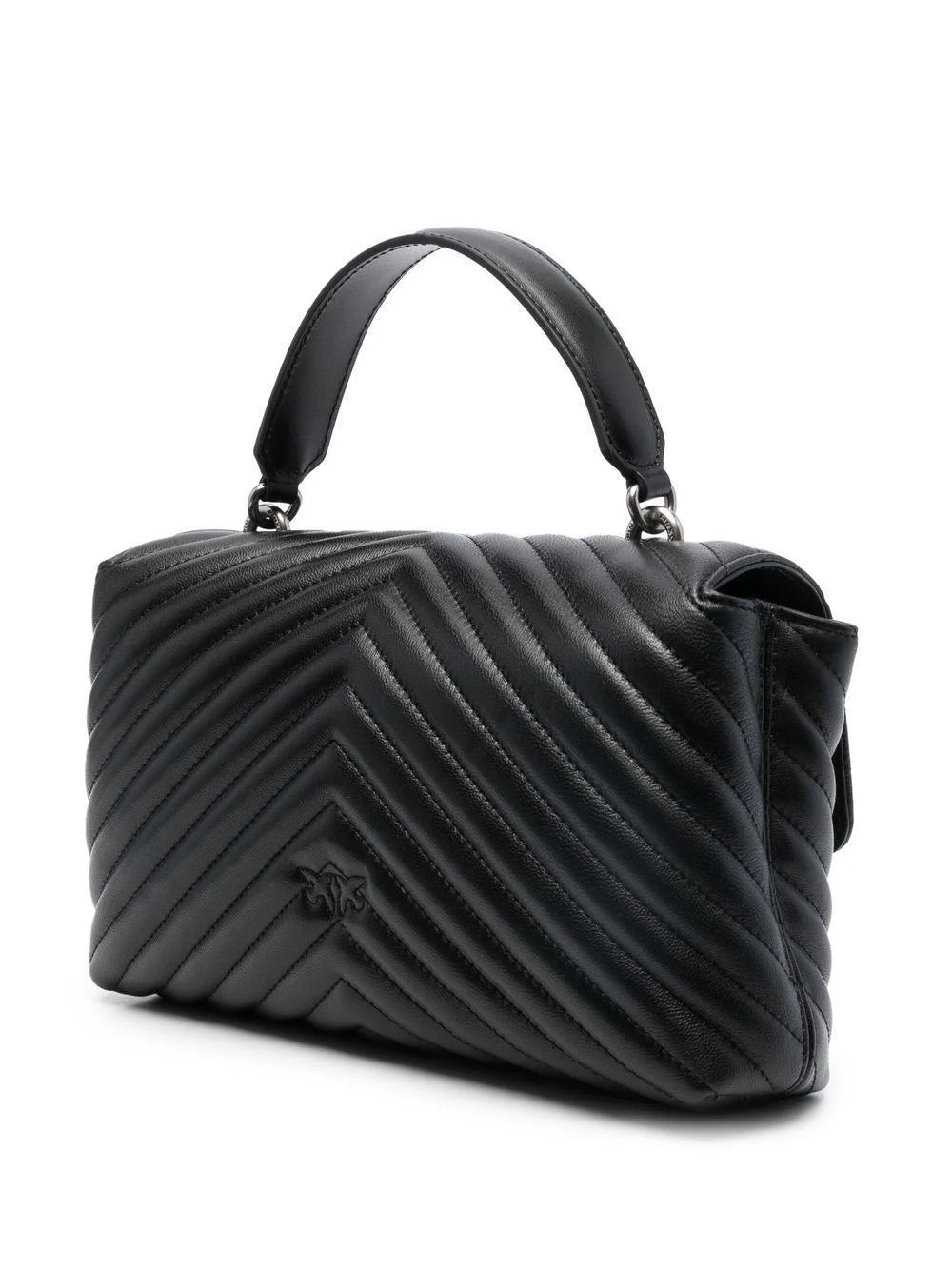 PINKO Love Lady black - Leather - Women's - Magnetic closure PB34 - Runner
