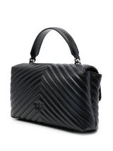 PINKO Love Lady black - Leather - Women's - Magnetic closure PB34 - Runner