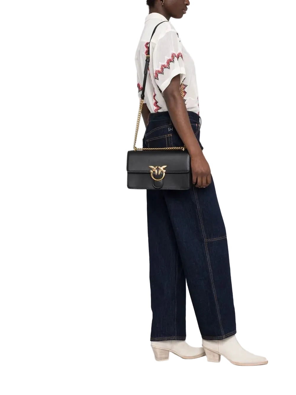 PINKO Love One Classic Crossbody Bag PB36 - Runner