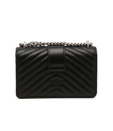 PINKO Mini Leather messenger bag LOVE MINI ICON V QUILT bag PB88 - Runner