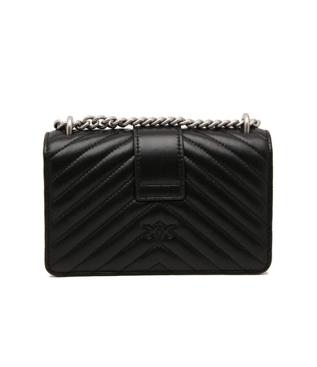 PINKO Mini Leather messenger bag LOVE MINI ICON V QUILT bag PB88 - Runner