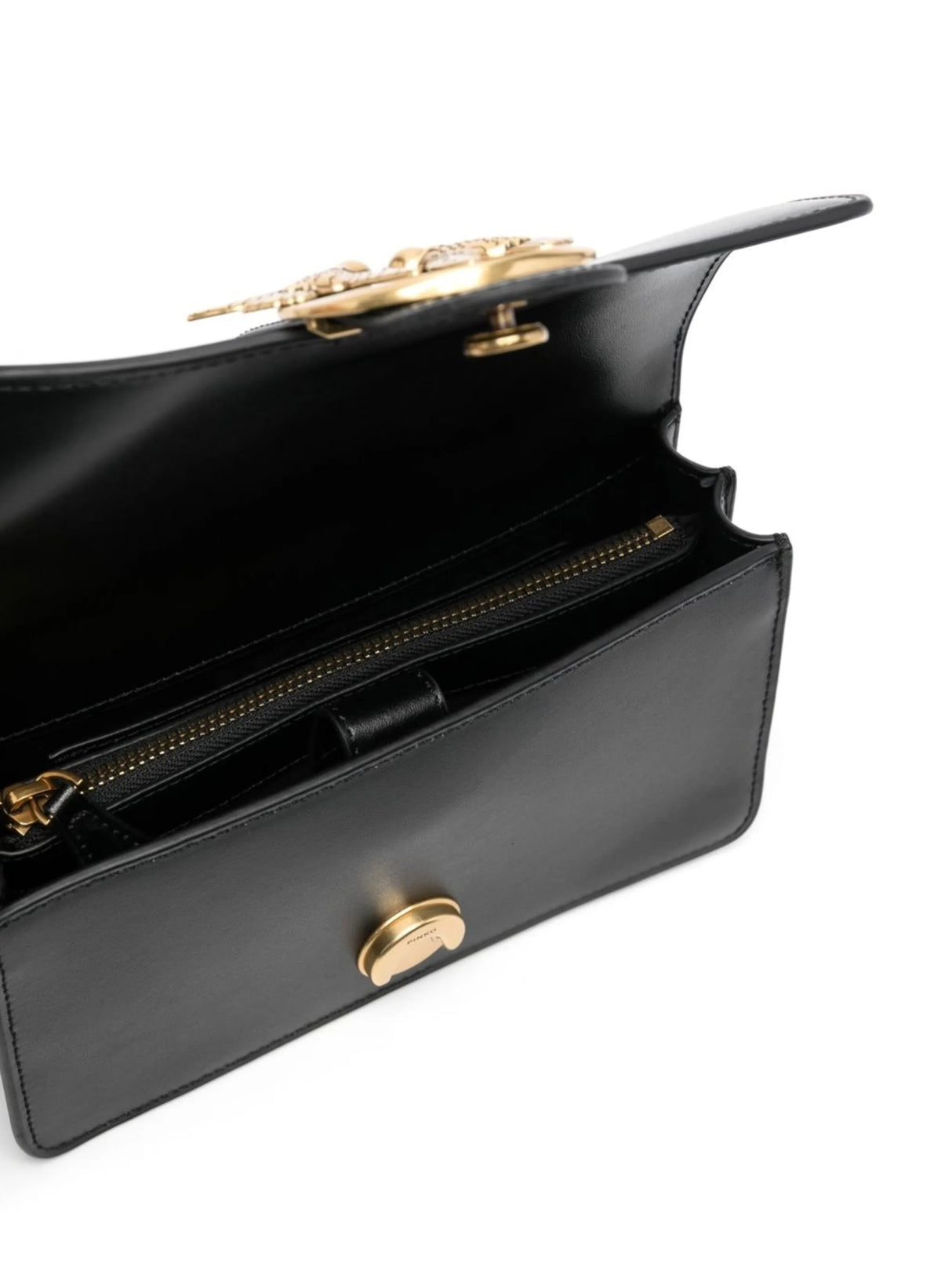 PINKO Mini Love One leather crossbody bag PB11 - Runner