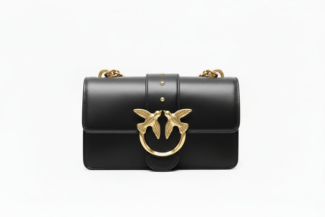 PINKO Mini Love One leather crossbody bag PB11 - Runner