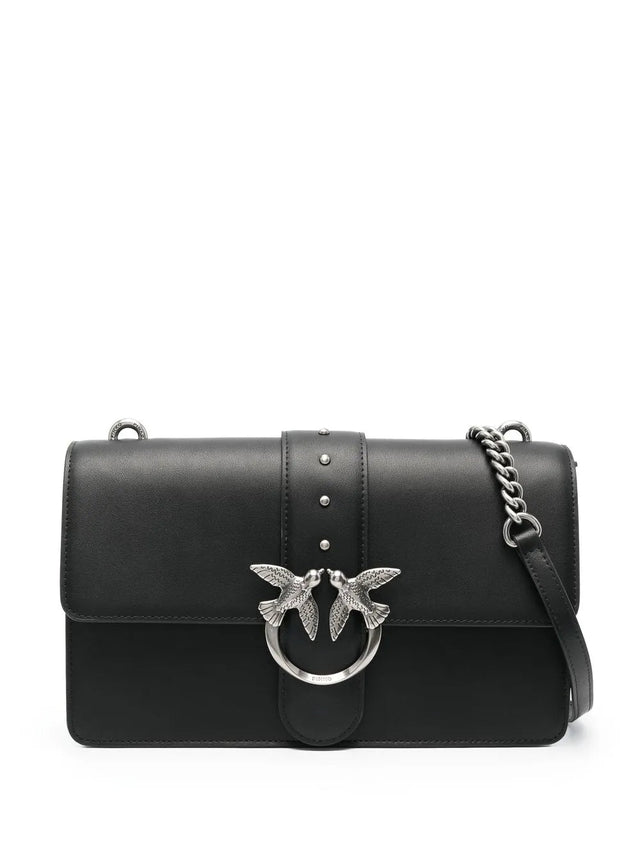 PINKO Mini Love One leather crossbody bag PB12 - Runner