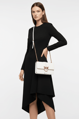 PINKO Mini Love One leather crossbody bag PB13 - Runner