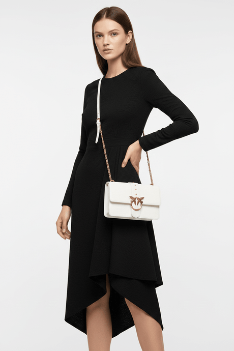 PINKO Mini Love One leather crossbody bag PB13 - Runner