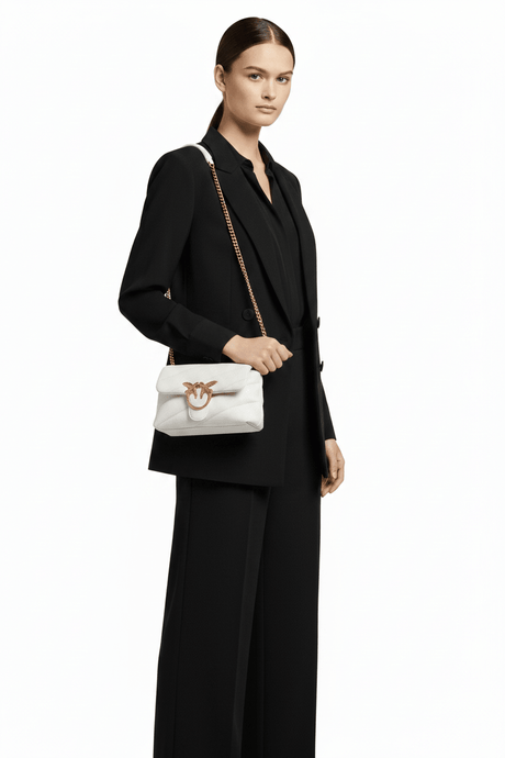 PINKO Mini Love One leather crossbody bag PB86 - Runner