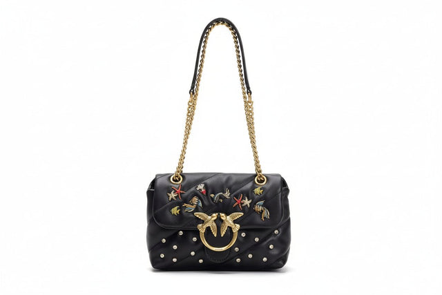 PINKO Mini Love Puff Sea Jewels Bag black CL PB16 - Runner