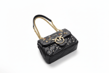 PINKO Mini Love Puff Sea Jewels Bag black CL PB16 - Runner