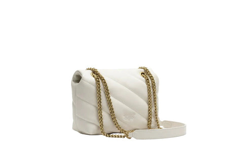 PINKO Mini Love Puff Sea Jewels Bag WHITE CL PB17 - Runner