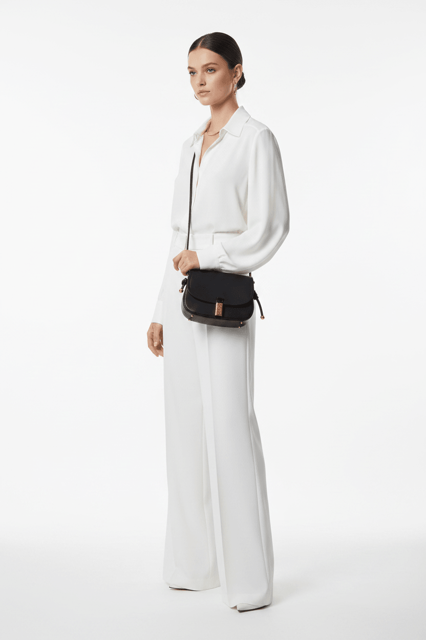 PINKO SADDLE MINI Shoulder bag with brand logo clasp PB58 - Runner