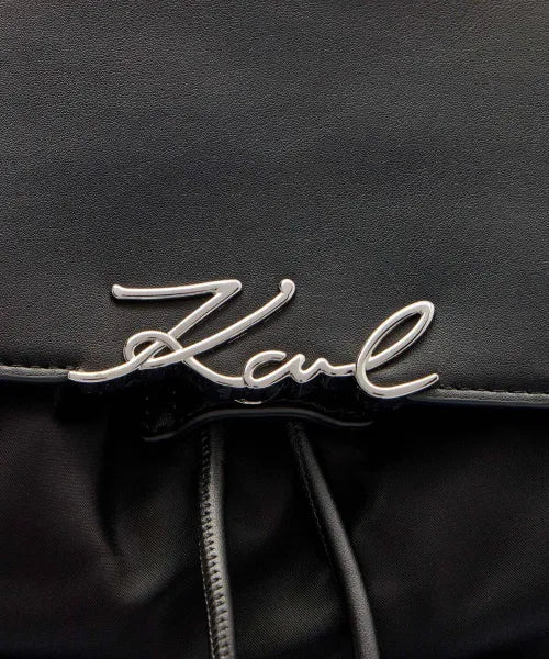 KARL LEGERFELD Paris Large Nylon Backpack Bag KB78
