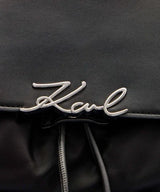 KARL LEGERFELD Paris Large Nylon Backpack Bag KB78