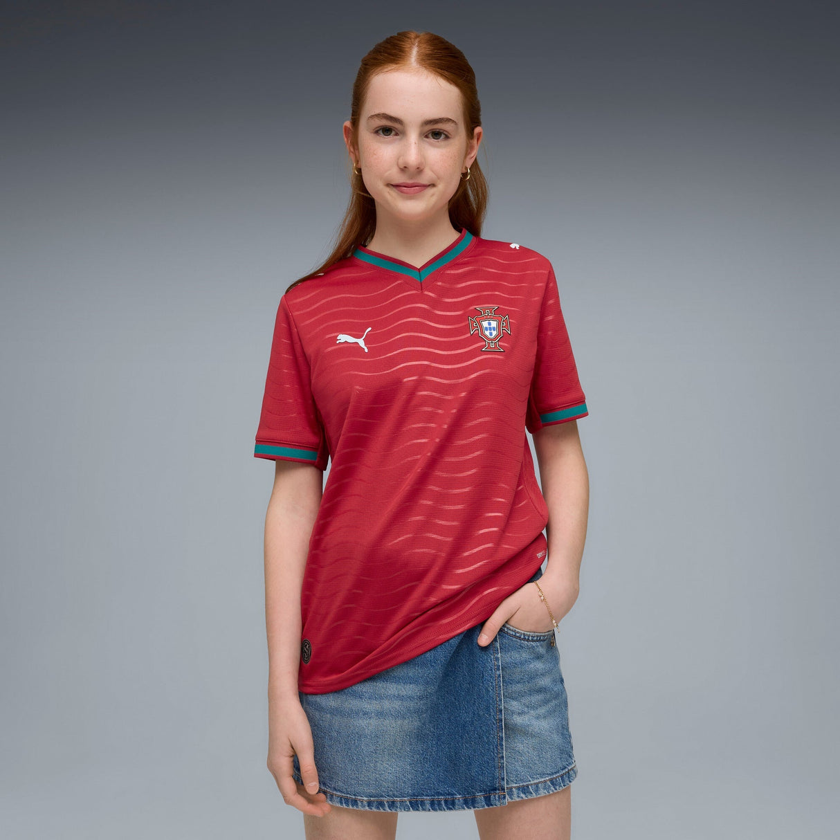 Portugal 2026 Home Jersey Youth - Runner