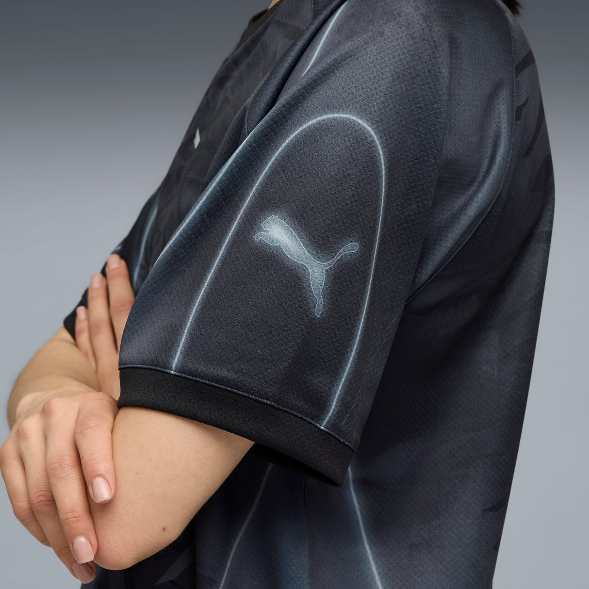 PUMATECH All - Over Print Relaxed Football Jersey Unisex - Runner