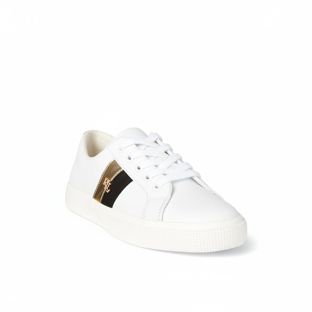RALPH LAUREN Janson Logo Leather Trainers RLW8 - Runner