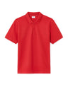 Regular 100% cotton pique polo shirt - red - Runner