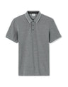 Regular Cotton Blend Polo Shirt - Anthracite - Runner