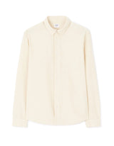 Regular - Fit 100% Cotton Chambray Shirt - Beige - Runner