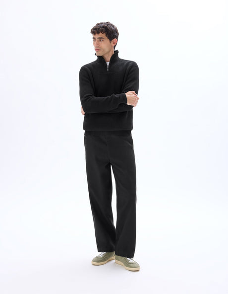 Regular Fit Trucker Neck Sweater - Runner