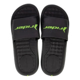 Rider Step Slide Ad For Men, Black&Green12265 -SLM69 - Runner