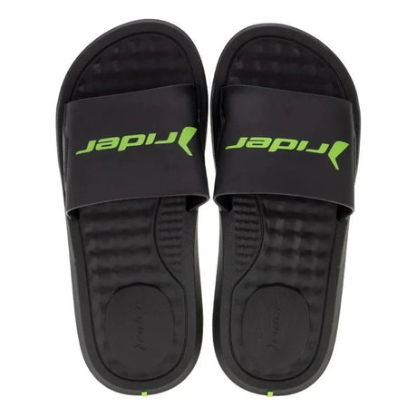 Rider Step Slide Ad For Men, Black&Green12265 -SLM69 - Runner