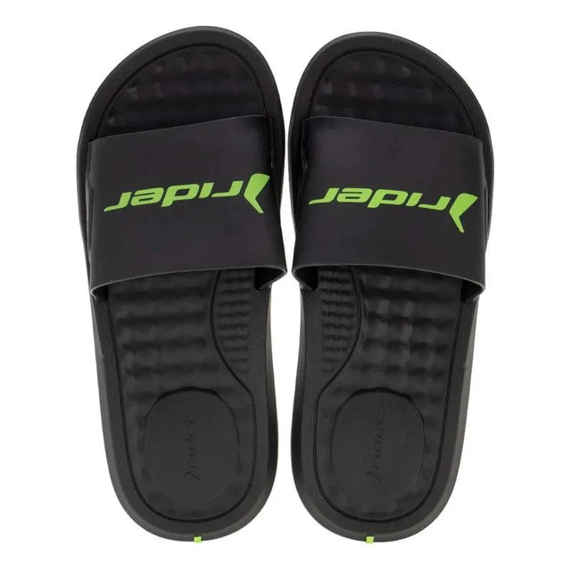 Rider Step Slide Ad For Men, Black&Green12265 -SLM69 - Runner