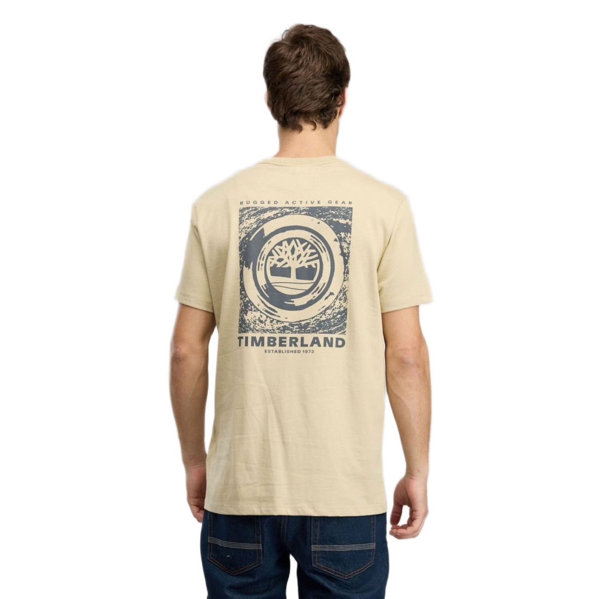 Rugged Logo Texture Ss Tee - Runner