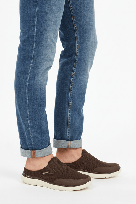 SCKECHERS MEN  Summits Slip‑On Mules -232574-BRN- SKM52 - Runner