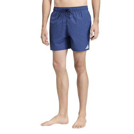 Seersucker Stripy Swim Shorts 5-Inch - Runner