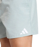 Seersucker Stripy Swim Shorts 5 - Inch - Runner